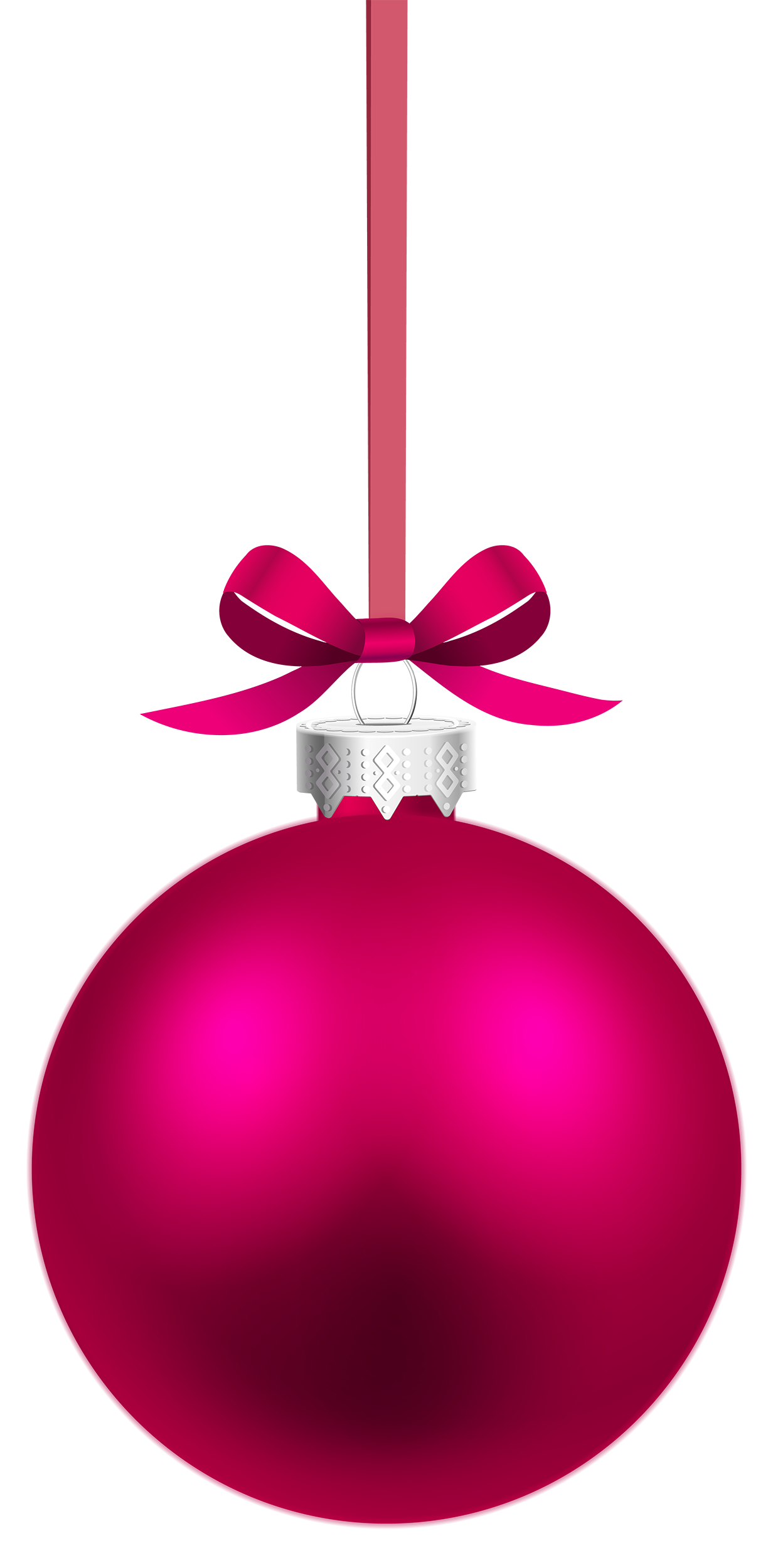 Pink Christmas Ornament PNG