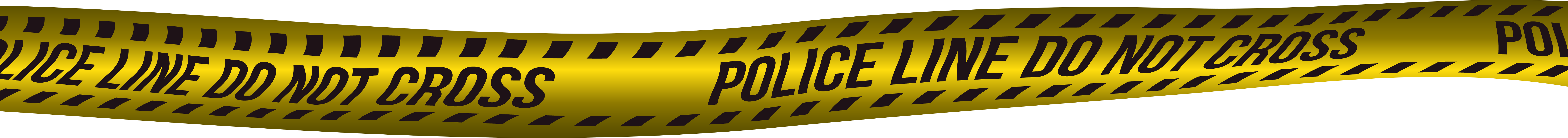 Police Tape Background PNG Image