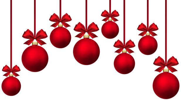 Red Baubles PNG