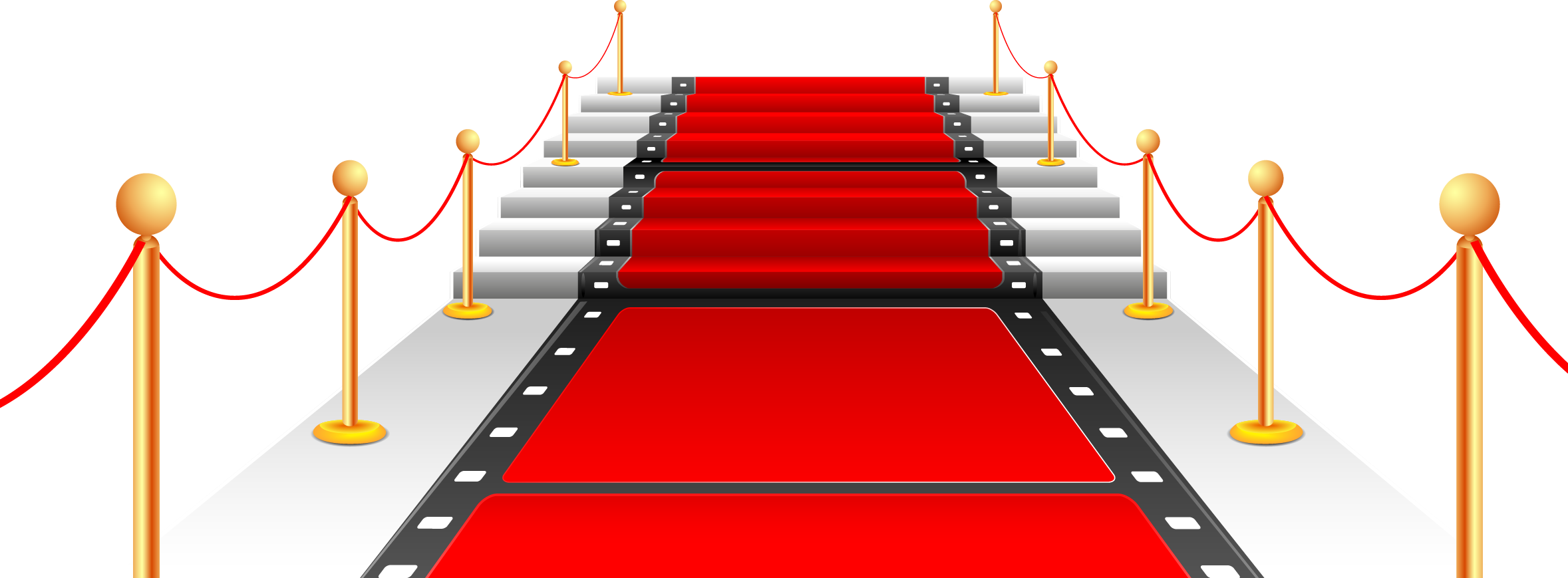 Red Carpet PNG Clipart Background