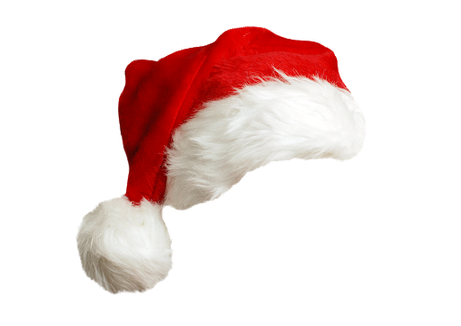Cappello rosso Santa Buon Natale PNG