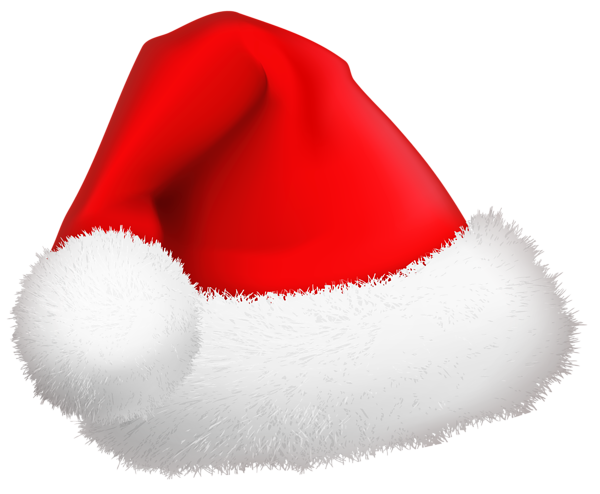 Santa Claus chapeau PNG transparent