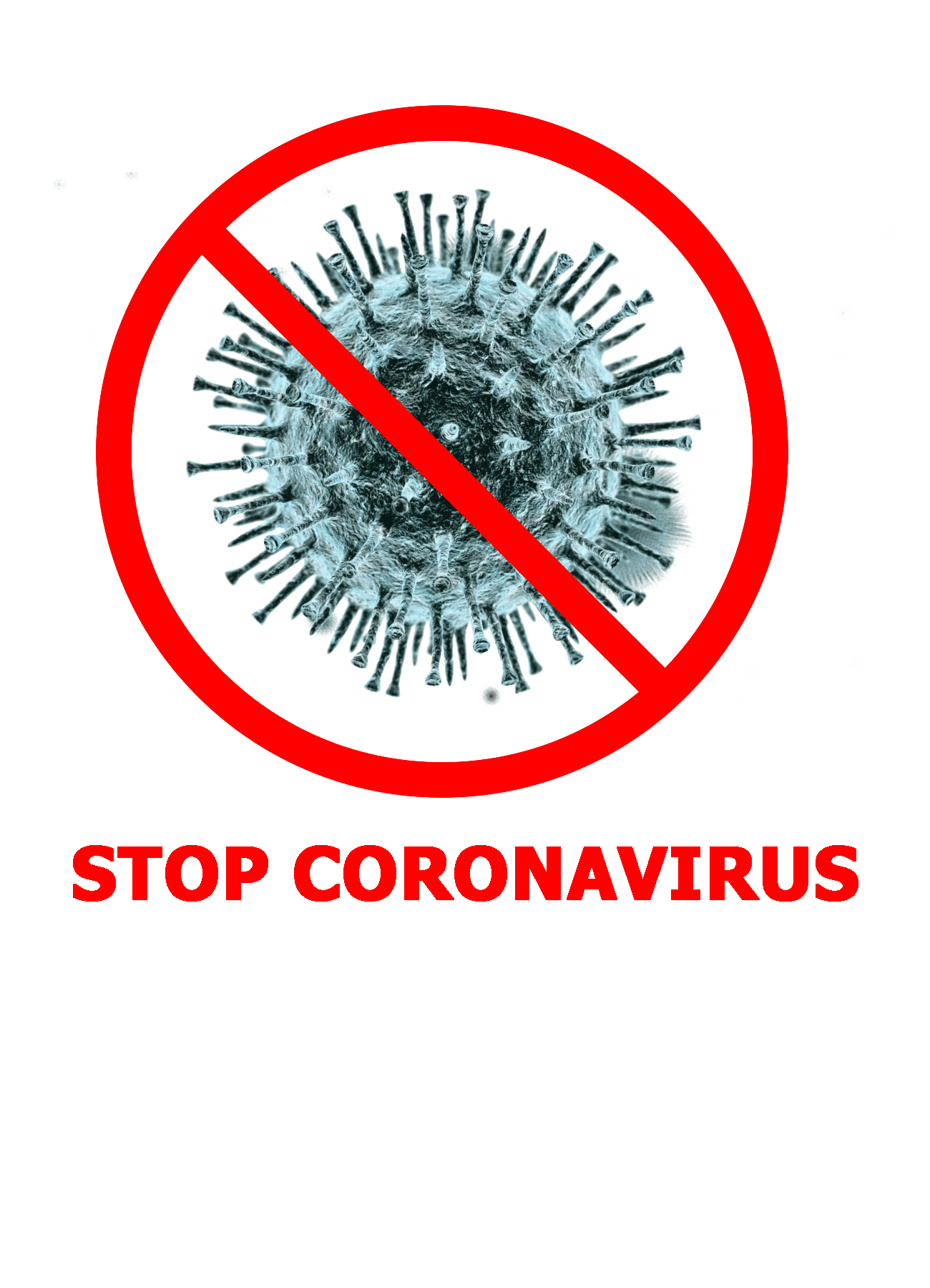 Stop Coronavirus Background PNG Image