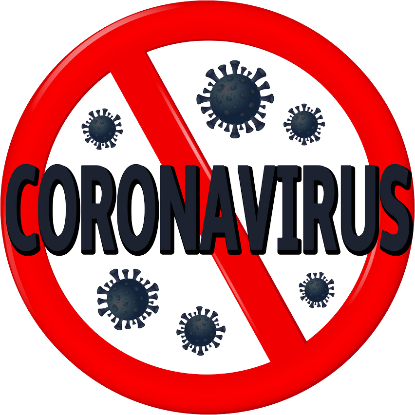 Stop Coronavirus No Background