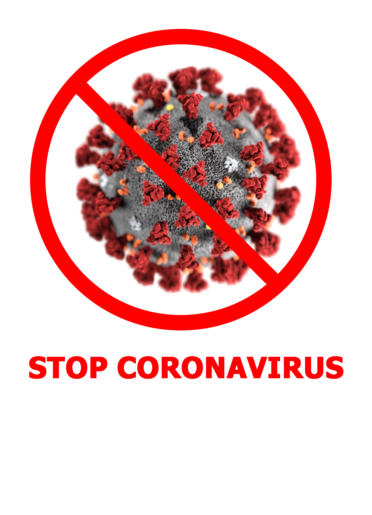 Stop Coronavirus PNG Clipart Background