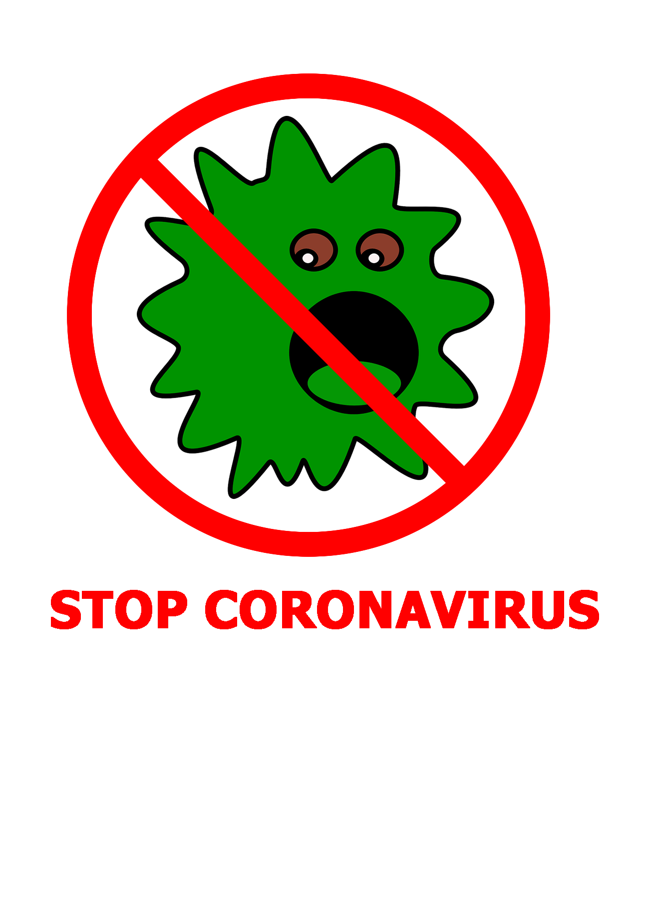 Stop Coronavirus Transparent File