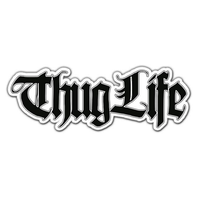 Thug Life Logo Background PNG Image