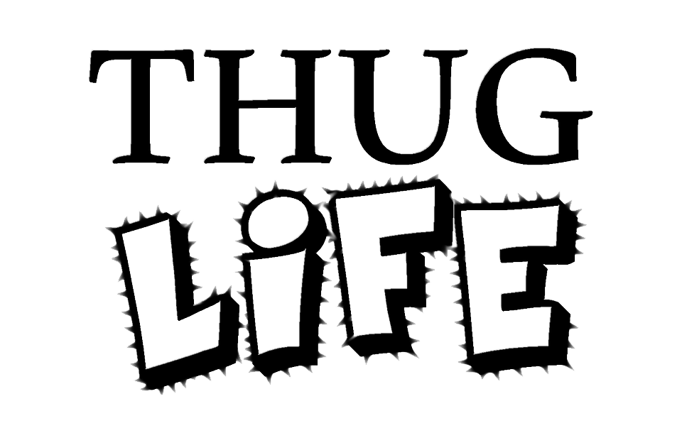 Thug Life Logo Transparent Background