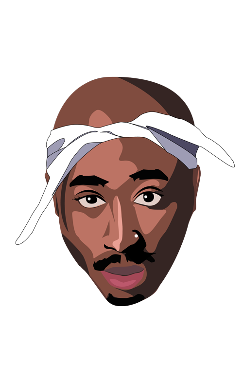 Tupac Shakur PNG Background