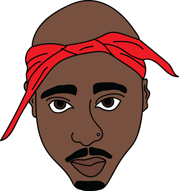 Tupac Shakur PNG Clipart Background