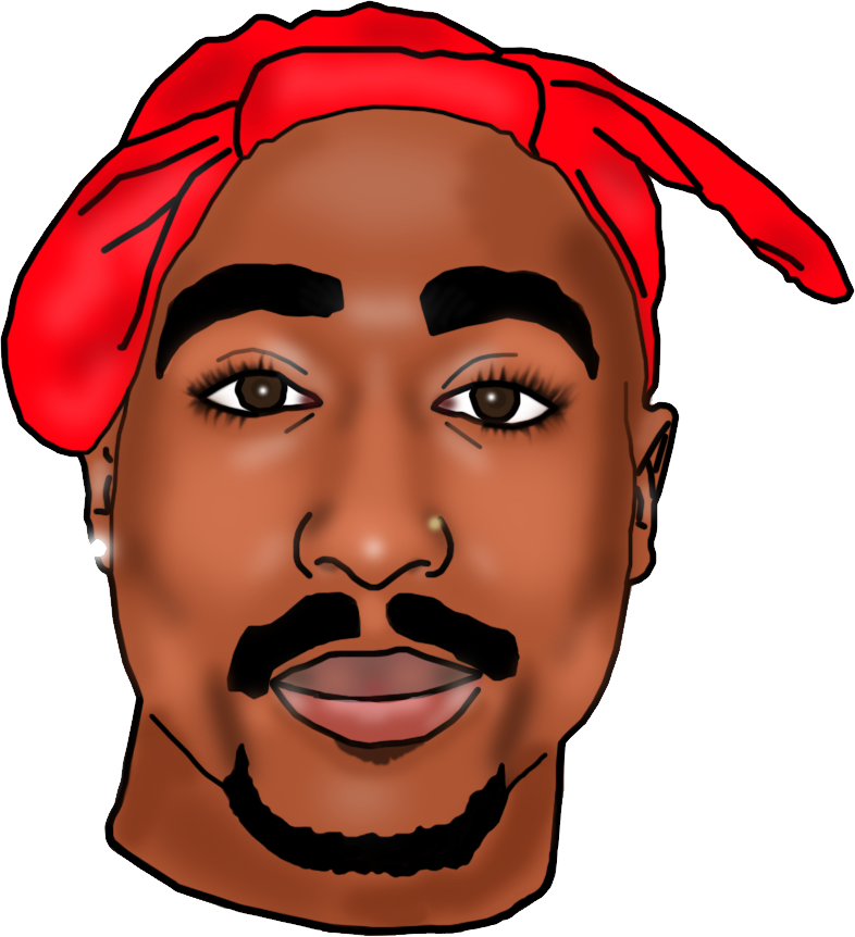 Tupac Shakur PNG Pic Background