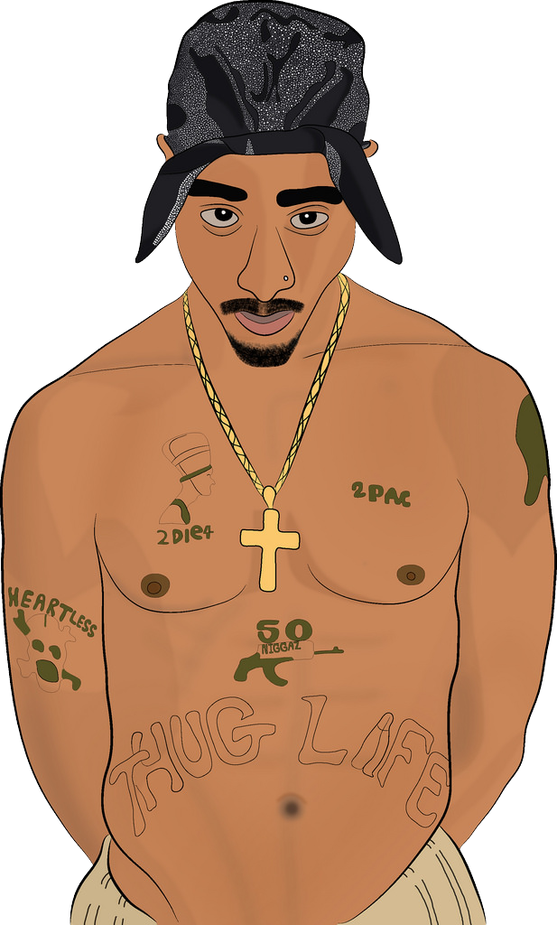 Tupac Shakur Transparent Background