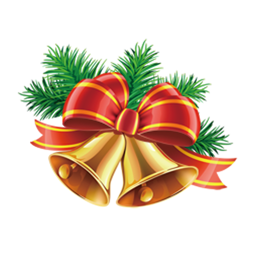 Vector Christmas Bell Clipart PNG