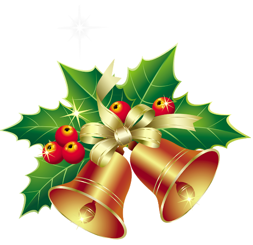 Vector Christmas Bell No Background PNG