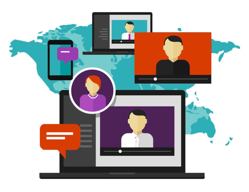 Video Conference Connection PNG