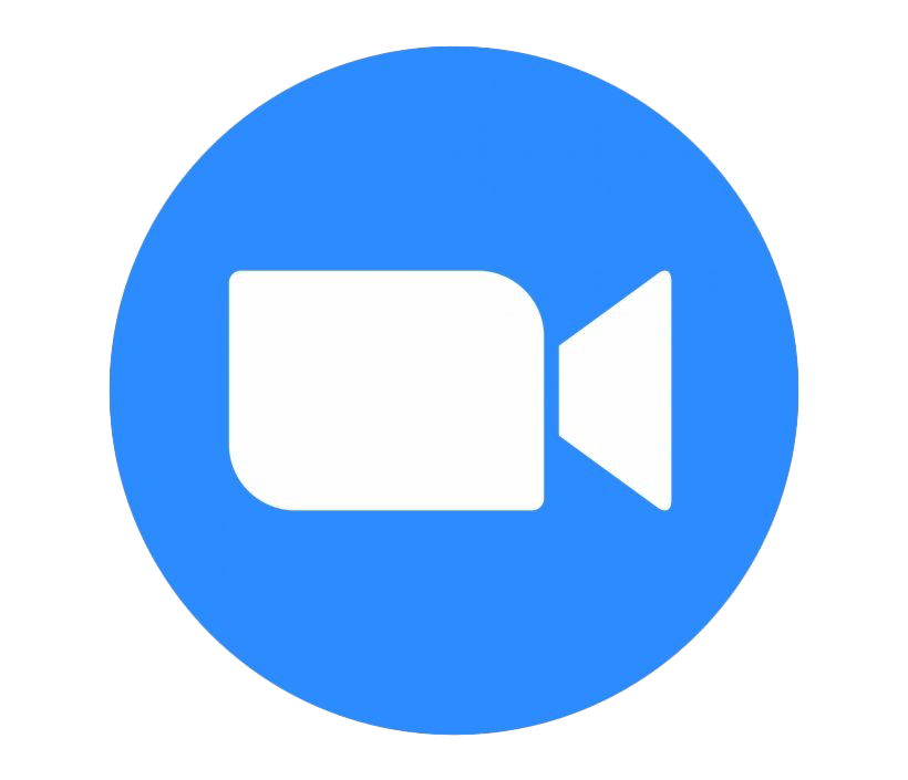 Video Conferencing Blue Cam Icon PNG