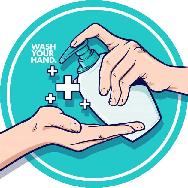 Laver les mains sanitizer nettoyer PNG