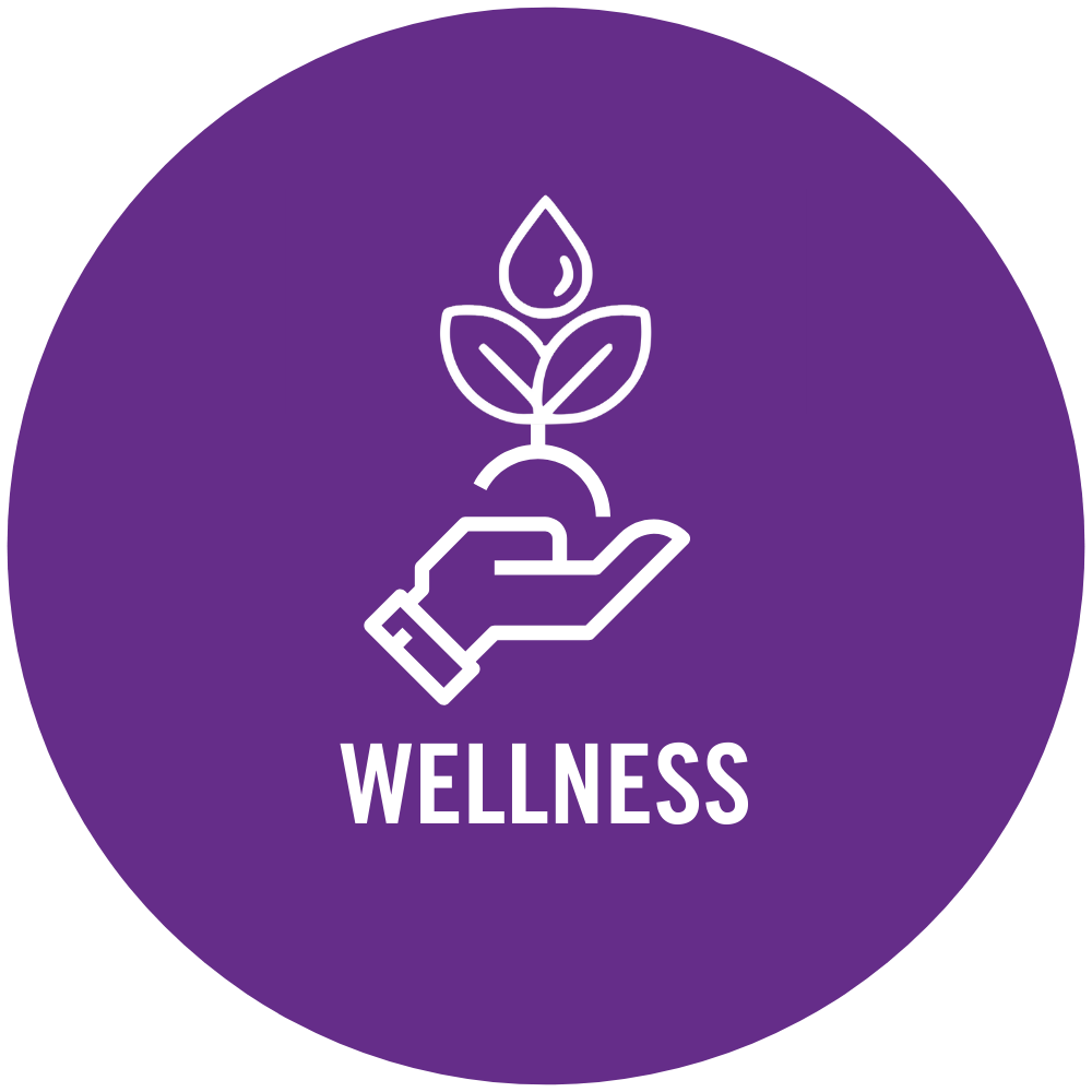 Wellness Purple Logo PNG