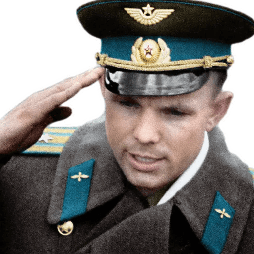 Yuri Gagarin Latar Belakang Transparan
