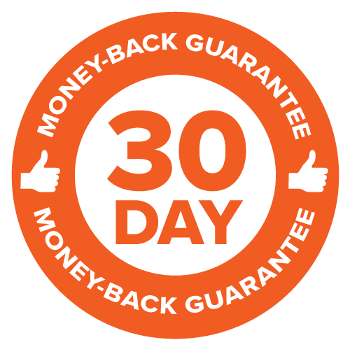 30 Day Guarantee Orange Transparent PNG