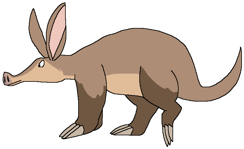 Aardvark 투명한 PNG