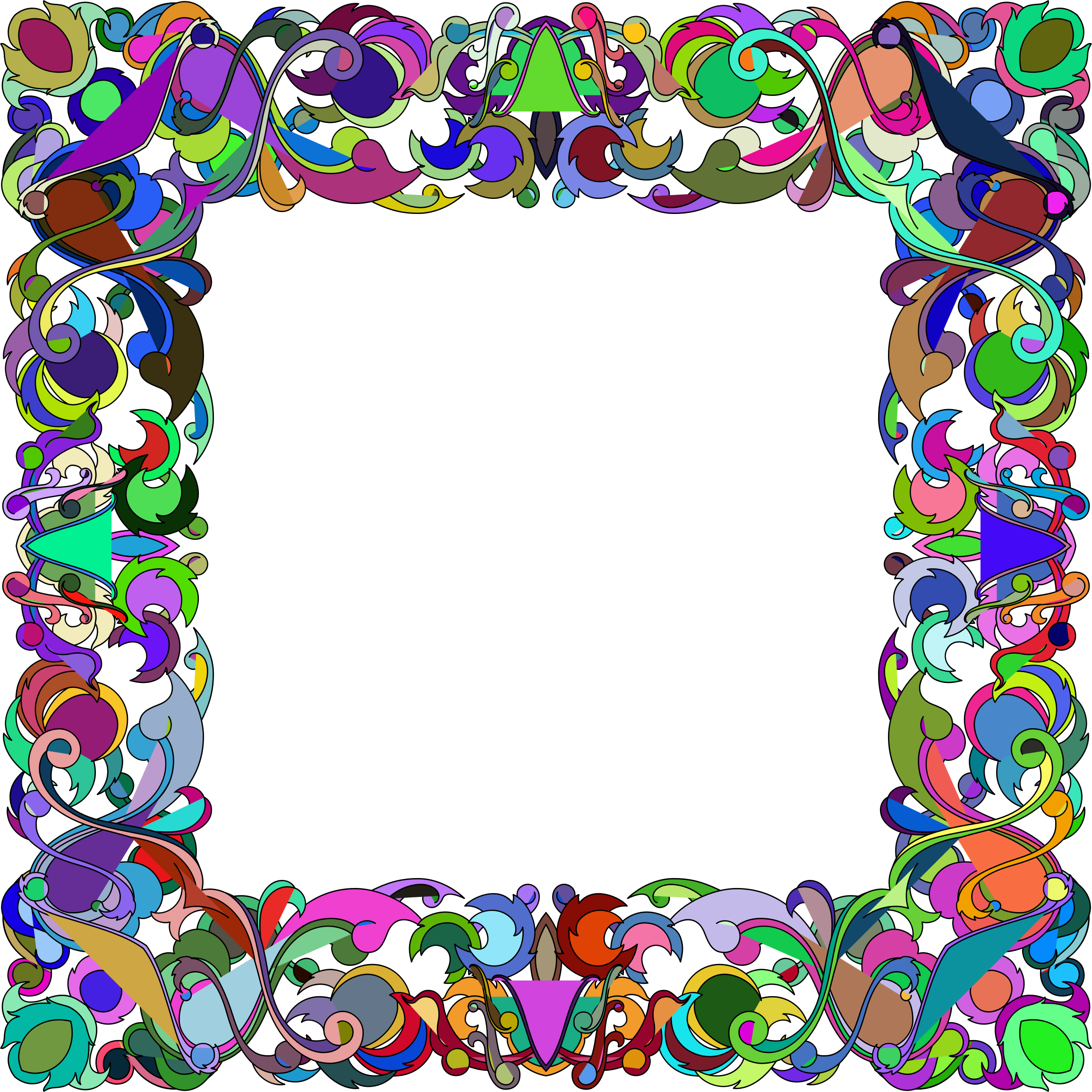 Abstract Frame Background PNG