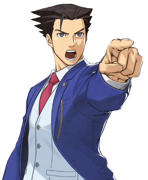 Ace Attorney Angry Transparent PNG
