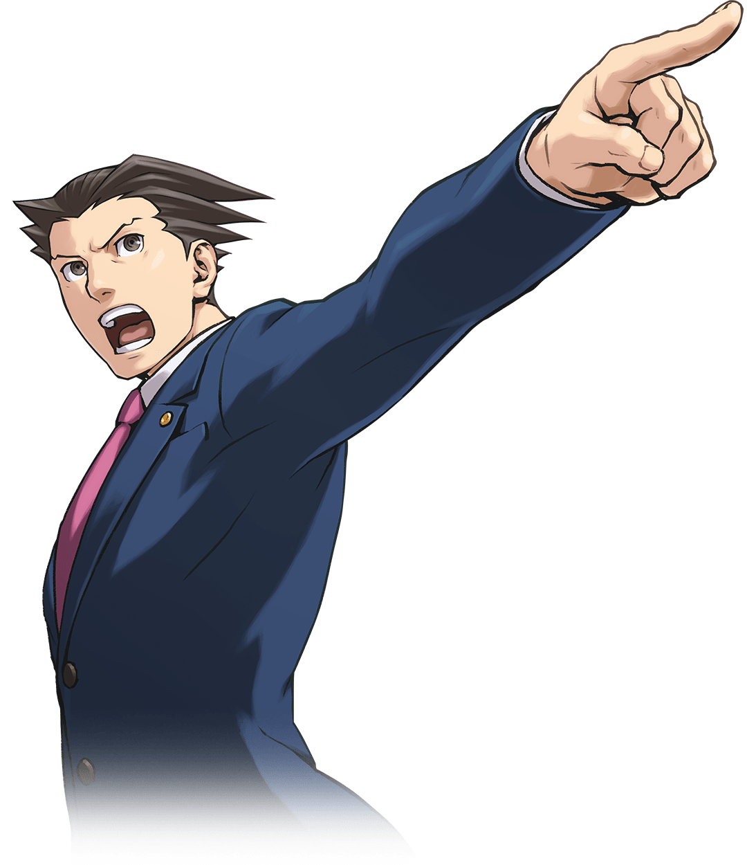 Ace Attorney Angry Vector Transparent PNG