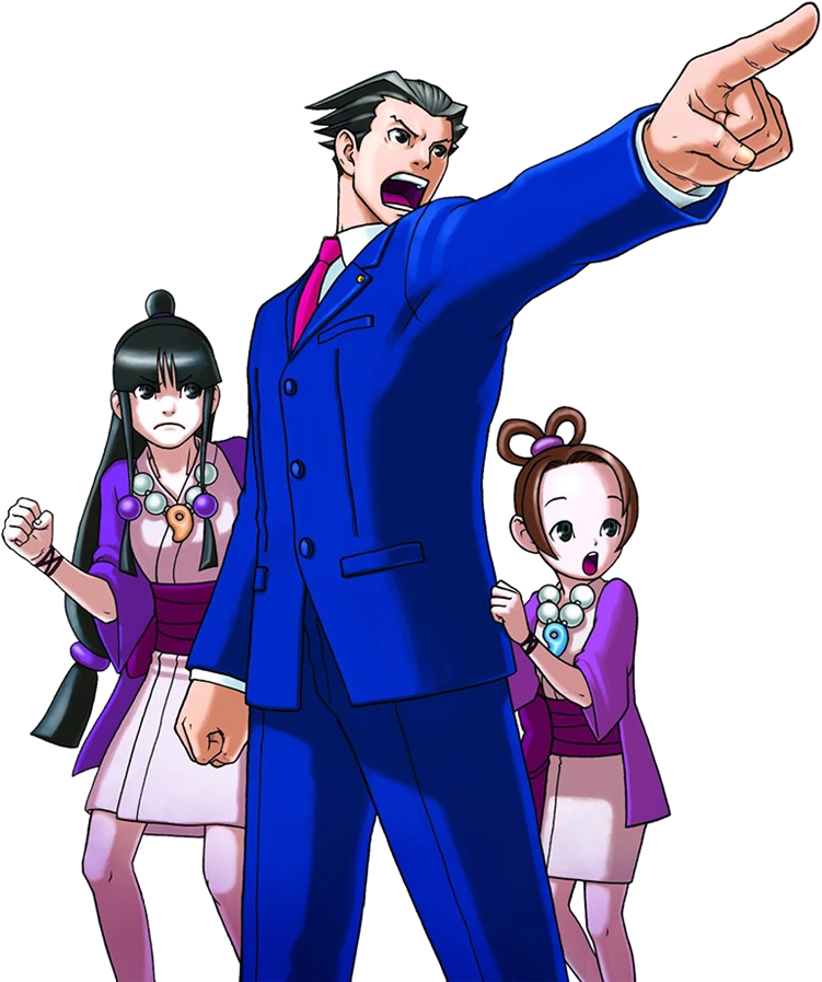 Ace Attorney Group Transparent PNG