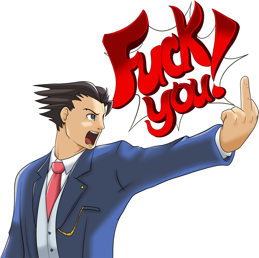 Ace Attorney Objection Transparent PNG