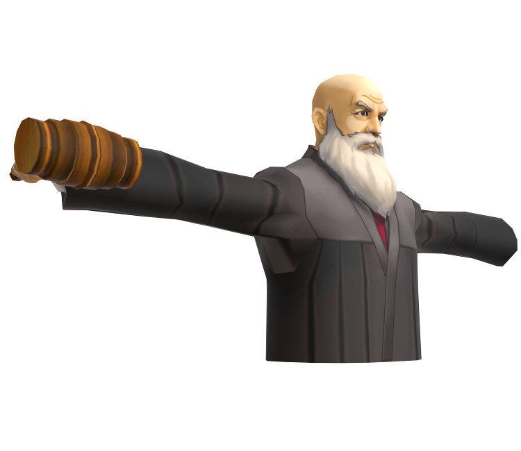 Ace Attorney Old Man Transparent PNG