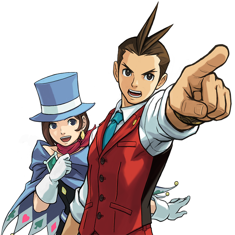 Ace Attorney Pointing Transparent PNG