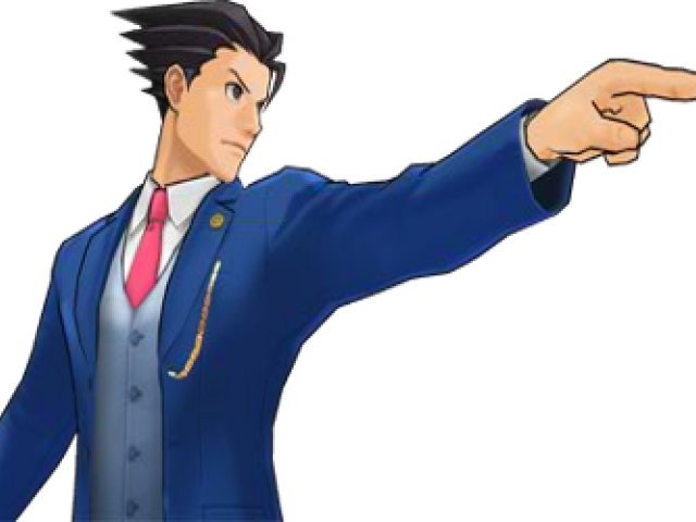 Ace Attorney Vector Transparent PNG