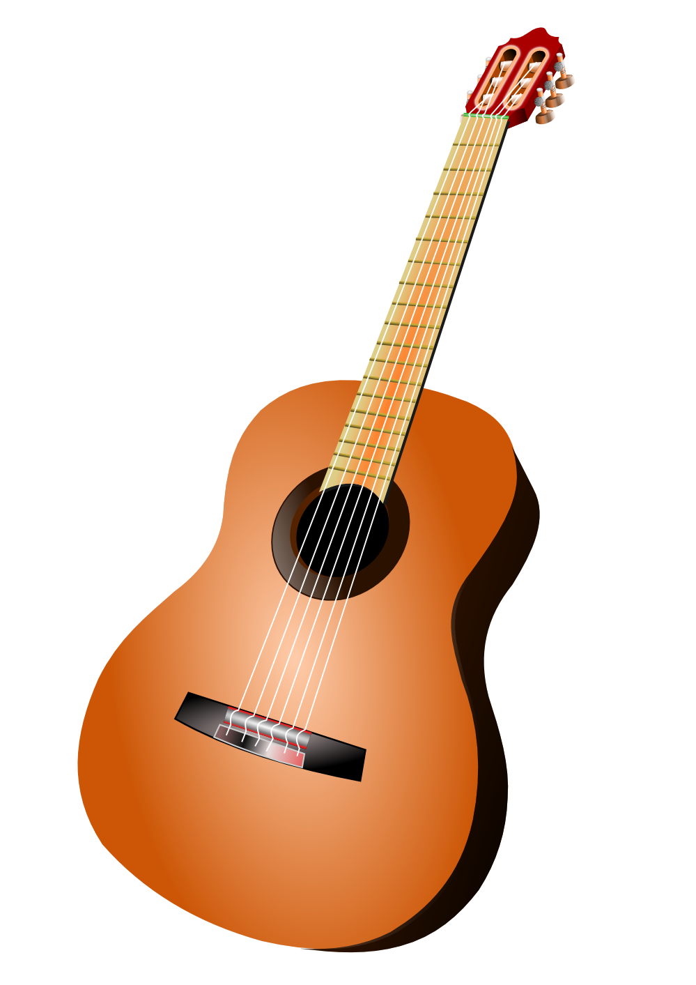 Acoustic Guitar Clipart Transparent PNG