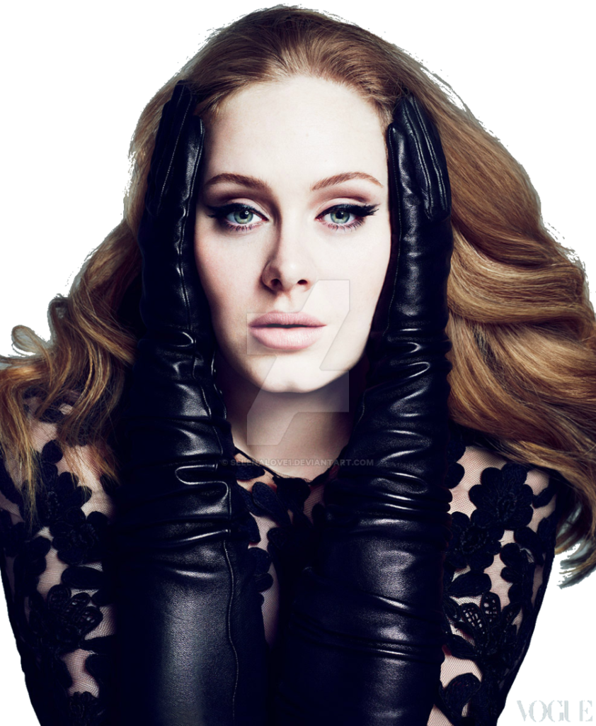 Adele Face Black Dress Transparent PNG