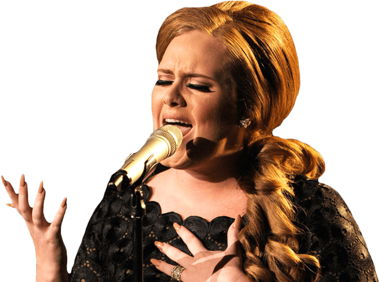 Adele Music Singing Transparent PNG