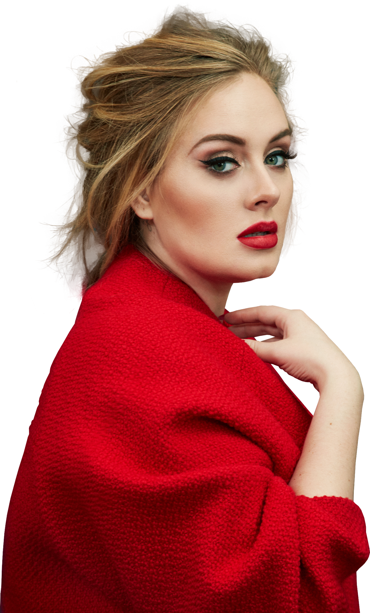 Adele Red Dress Transparent PNG