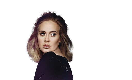 Adele Side Pose Music Transparent PNG