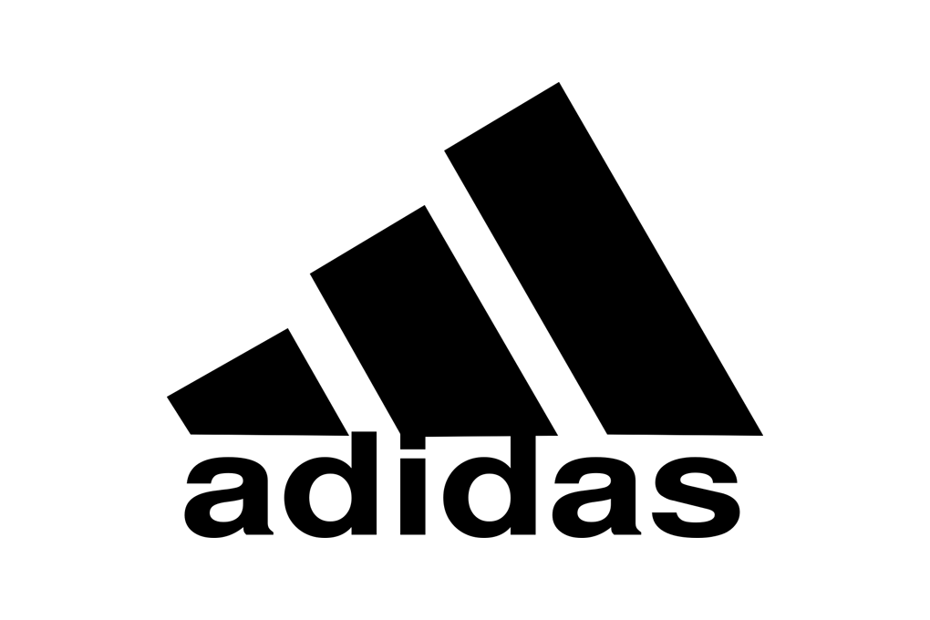 Adidas Black Logo Hintergrund PNG-Bild