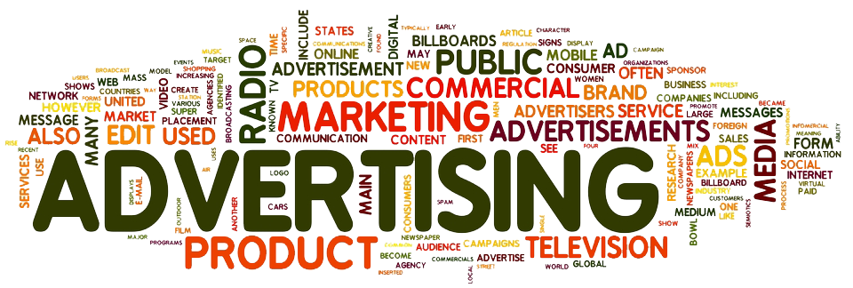 Advertising Word Map Transparent PNG