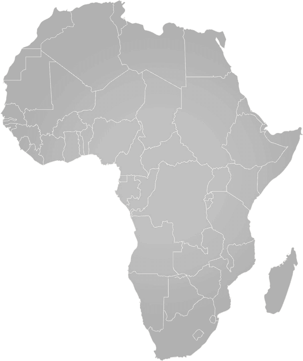 Africa Map Background PNG Image