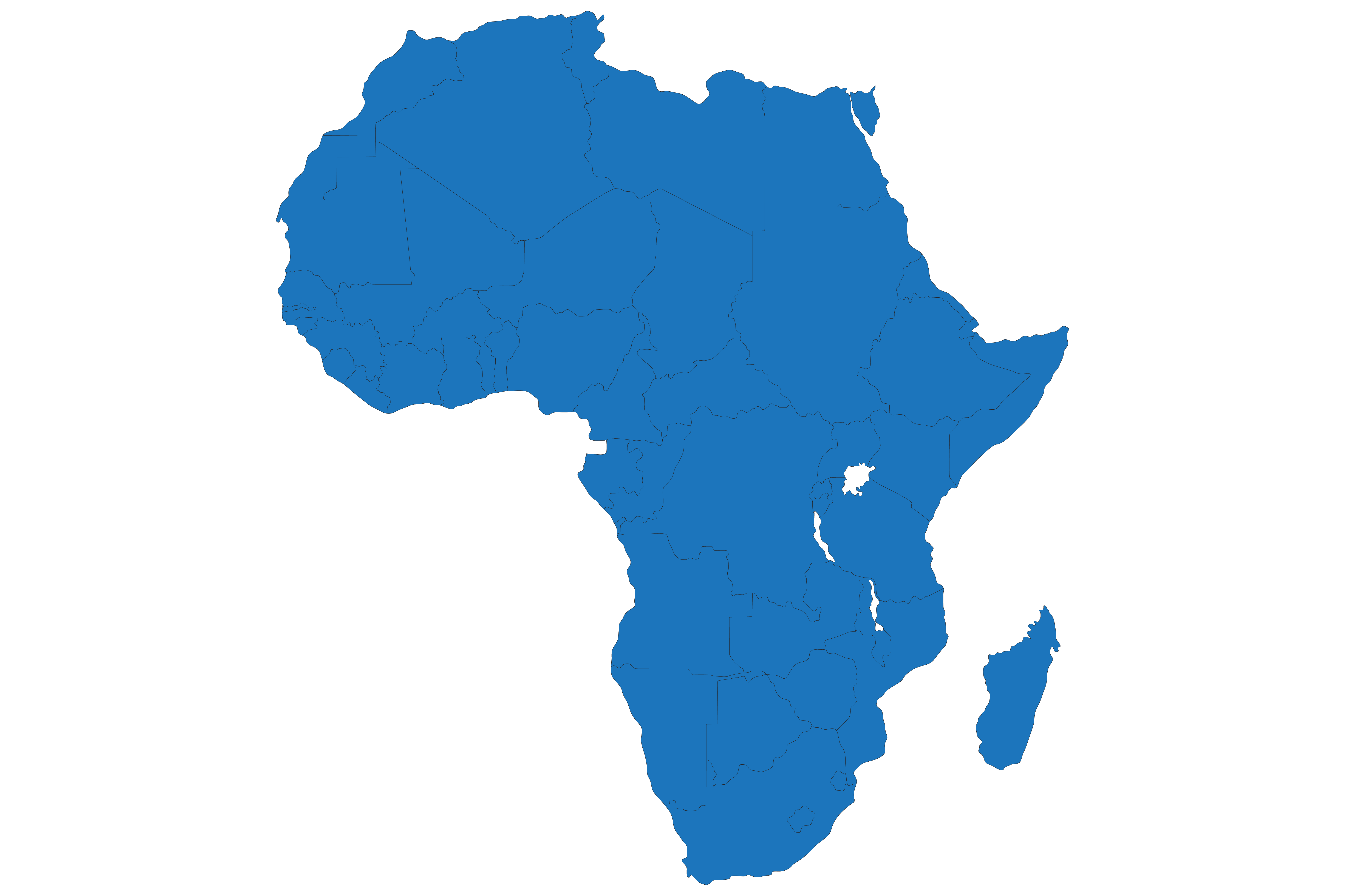 Afrika-Karten-Symbolhintergrund PNG-Bild