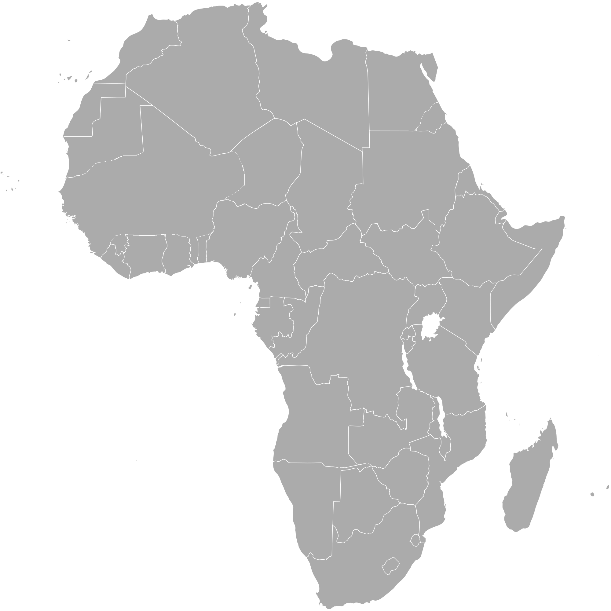 Afrika Karte PNG Clipart Hintergrund