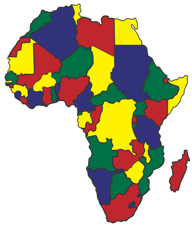 Afrika-Karte PNG-Bild-Hintergrund
