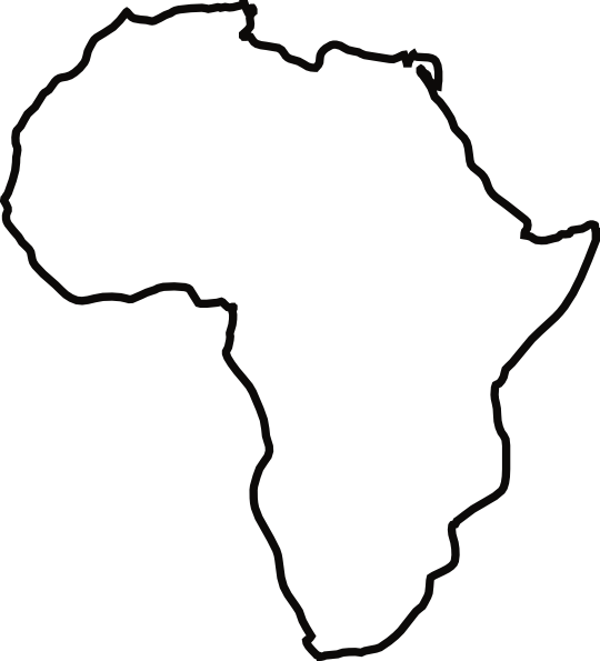 Afrika Weiße Karte PNG Clipart Hintergrund