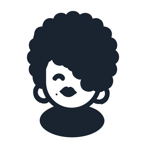 Afro Hair Silhouette PNG Clipart Background