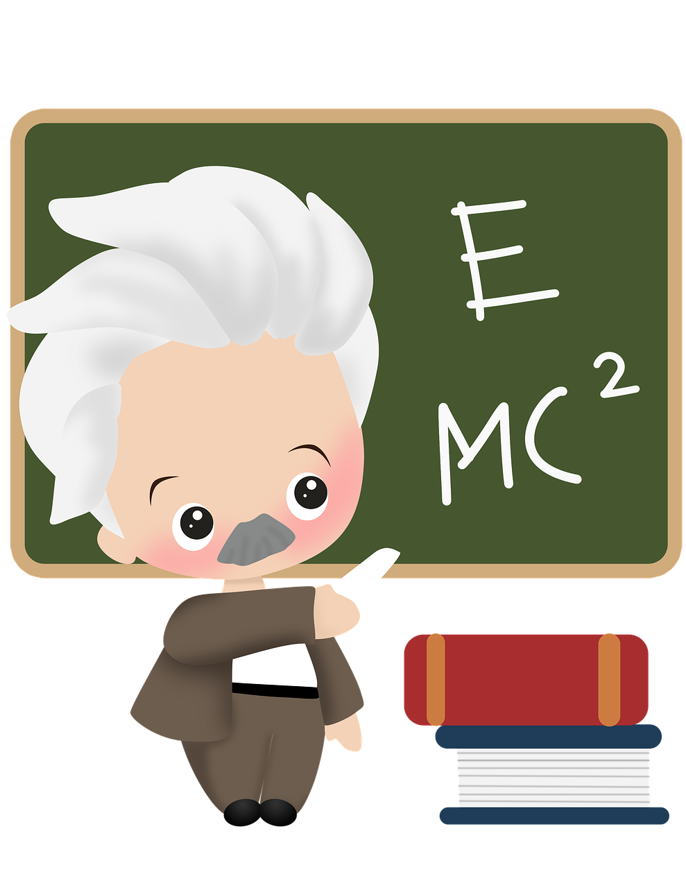 Albert Einstein E MC PNG