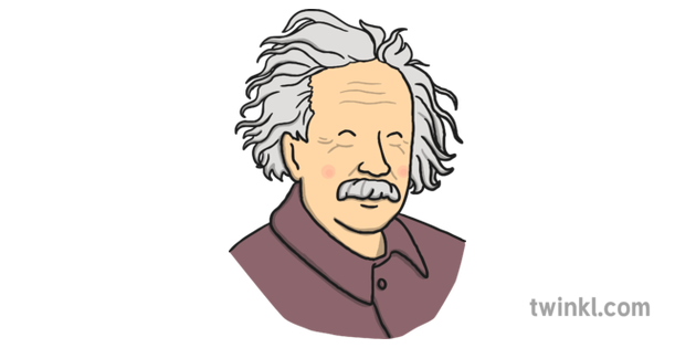 Albert Einstein Illustration PNG