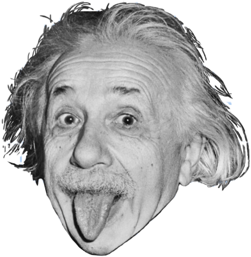 Albert Einstein Tongue PNG