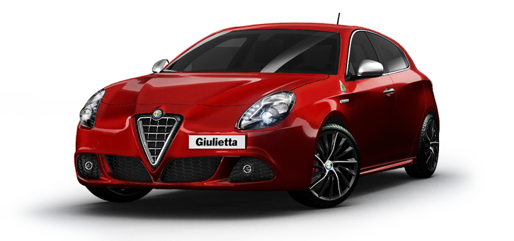 Alfa Romeo Red Car Side PNG